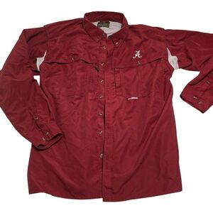 Alabama Crimson Tide Drake Waterfowl Men's Wingshooter's Long Sleeve Shirt